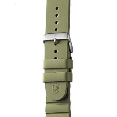 Green Rubber Watch Strap for INOX Model - Victorinox