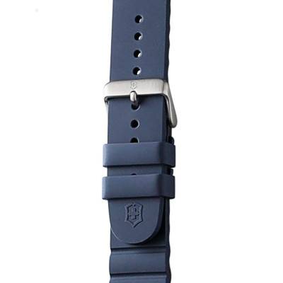 Blue Rubber Watch Strap for INOX Model - Victorinox