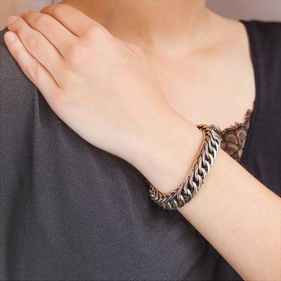 Bracelet Esther XS Silver, Longueur 16 cm à 21 cm, Largeur 7,00 mm - Buddha to Buddha
