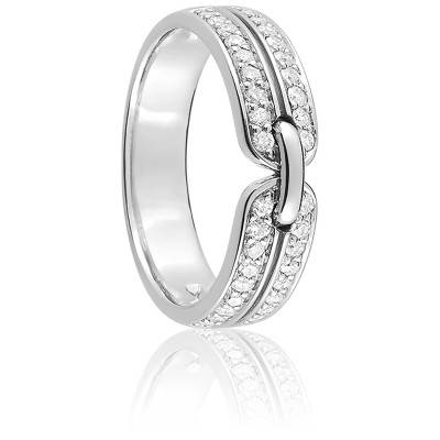 Alliance Degas en Or Blanc & Diamants - Maison Girard