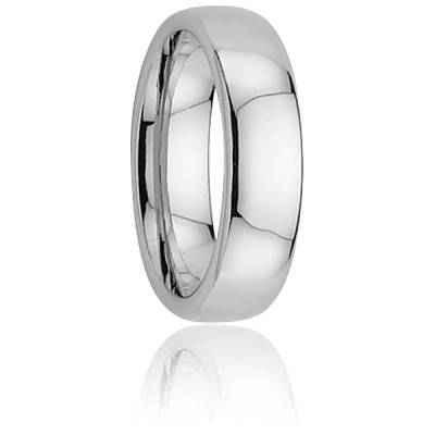 Alliance Ruban Confort Bizet en Palladium 950, Largeur 6 mm - Viggo Sorensen