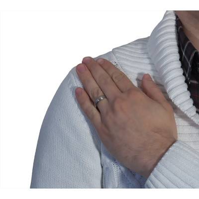 Alliance Ruban Confort Haendel en Palladium 950, Largeur 5 mm - Viggo Sorensen