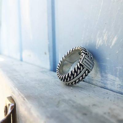925 Silver Chain Ring - Buddha to Buddha