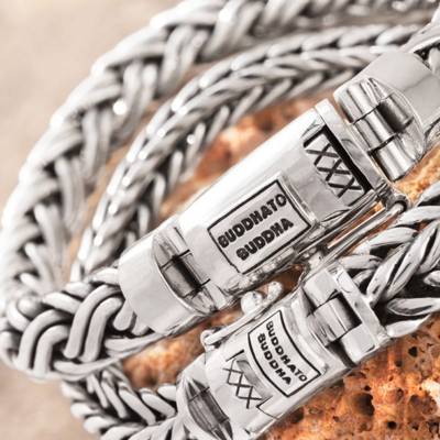 925/1000 Silver Katja Bracelet, Length 19 cm or 21 cm - Buddha to Buddha