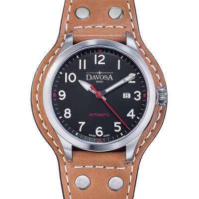 Montre Axis Black / Brown Automatic - Davosa