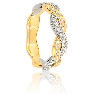 Alliance Rousseau en 2 Ors 750 & Diamants - Maison Girard