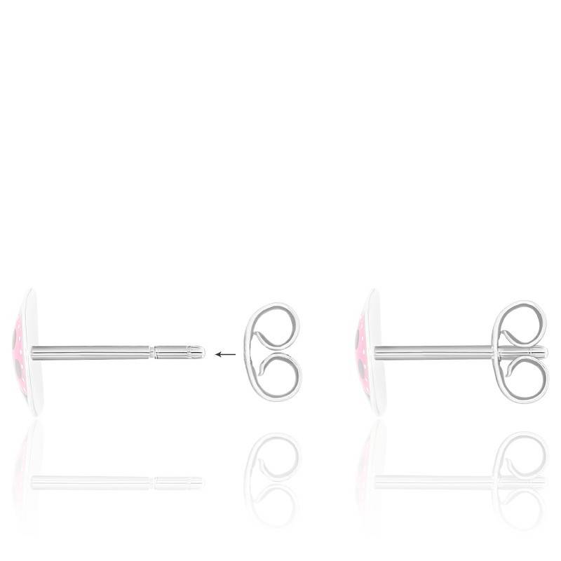 Boucles d'oreilles Claire Blanc - GENA JEWELRY - Ocarat