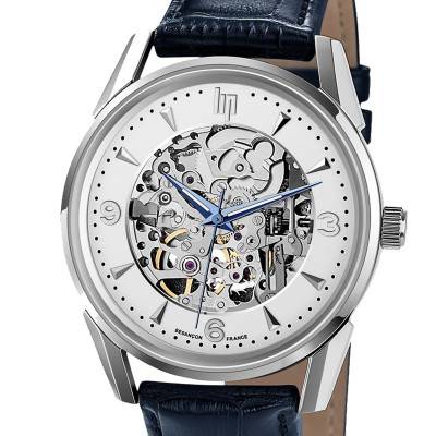 Montre Himalaya 40mm Squelette Silver/Blue 671554 - Lip