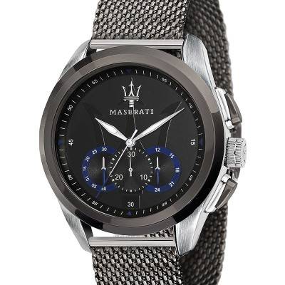 Black Dial Traguardo Watch R8873612006 - Maserati