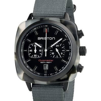 Clubmaster Sport Acetate Chronograph Alpine Hunter Watch - Briston