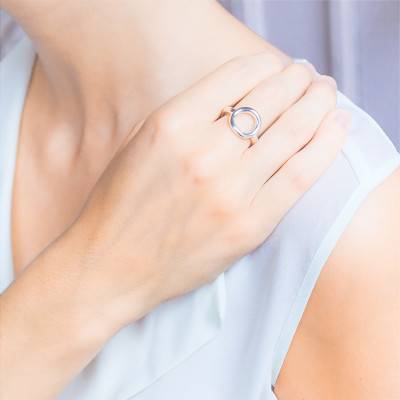 925 Sterling Silver Modernity Ring, 2.50 mm Width - Artemis