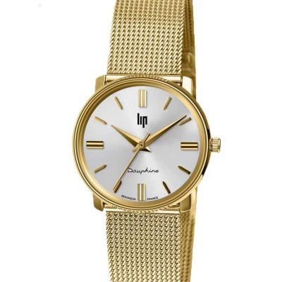 Dauphine 29 Gold Milanese Watch 671474 - Lip