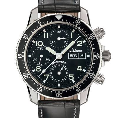 Pilot Chronograph 103 St Sa Leather Watch - Sinn