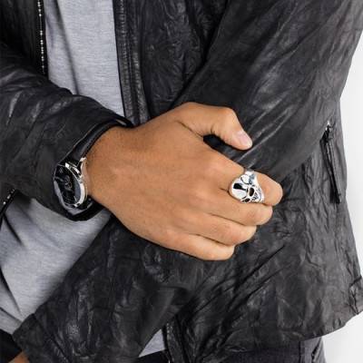 Bague Tête de Mort Argent, TR1704-001-12 - Thomas Sabo