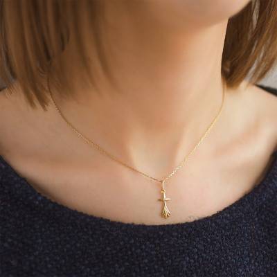 Ermine 375/1000 or 750/1000 Yellow Gold Pendant - Lucas Lucor
