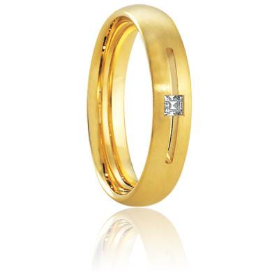 Alliance Kinaros en Or Jaune 750 & Diamant - Breuning