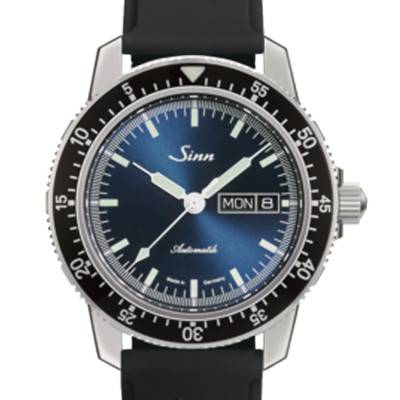 Men's Silicone Strap Watch 104 St Sa I B - Sinn