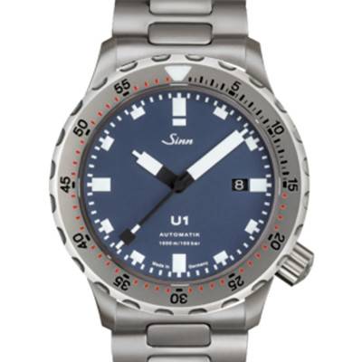 Men's H-Link Bracelet Watch U1 B - Sinn