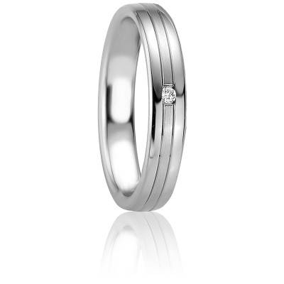 Alliance Taygète en Argent & Diamant - Breuning