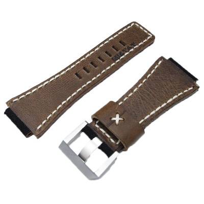 Bracelet de montre MiLTAT Canvas 33P24EPV11C2A41 Noir 24mm - Strapcode