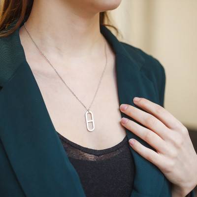 925 Silver Gaby GM Necklace, Length 38 cm to 42 cm - L'Avare by Olivier Lafond