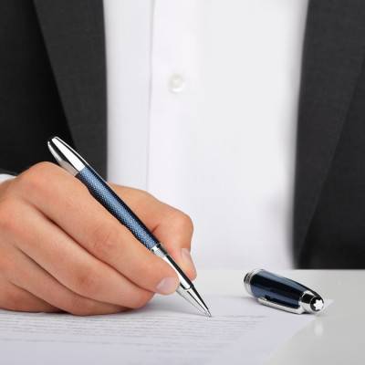 Stylo Rollerball Meisterstück Solitaire Blue Hour LeGrand 112890 - Montblanc