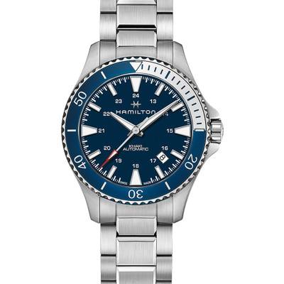 Montre Khaki Navy Scuba Blue Dial Auto H82345141 - Hamilton