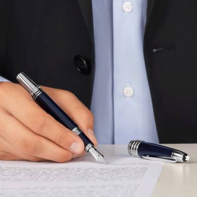John F. Kennedy Special Edition Navy Fountain Pen 132088 - Montblanc
