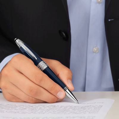 Stylo bille John F. Kennedy Special Edition Navy 111046 - Montblanc