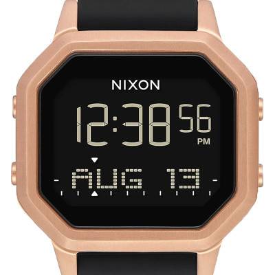 Siren SS Rose Gold/Black Watch - A1211-1098 - NIXON
