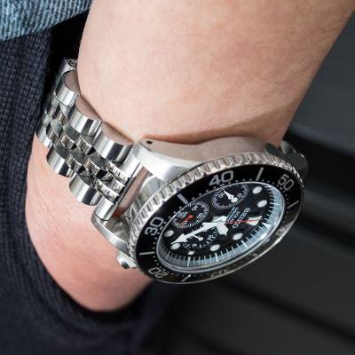 Super Jubilee Louis Watch Strap SS201820B087S 20mm - Strapcode