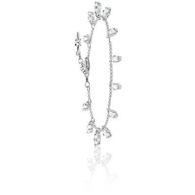 THOMAS SABO Sabo SET0606 051 14 L45v   Set di gioielli da donna in argento Sterling 925, 45 cm, Argento sterling, Zirconia cubica