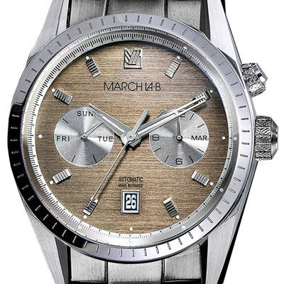 Montre Agenda Supra Automatic Shelter Acier - March LAB