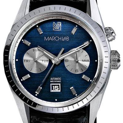 Montre Agenda Supra Automatic Navy Alligator - March LAB