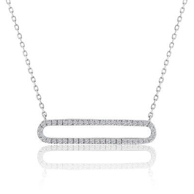 Collier Fil de Pêche et diamant H/P1 - Diamond Lady - Ocarat