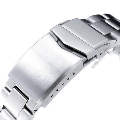Super 3D Oyster Watch Strap SS221820B118 22mm - Strapcode