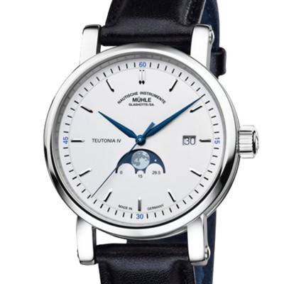 Montre Teutonia IV Mondphase M1-44-05-LB - Mühle Glashütte