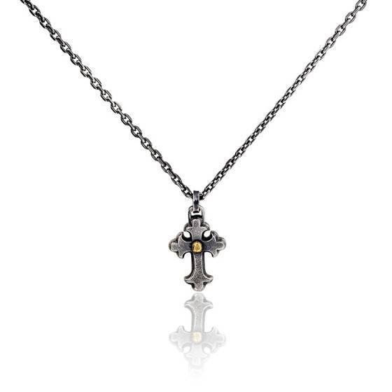 Pendentif Croix Araignée En Argent Massif 925 – Collier Bijou Occasion – Pièce Unique Et Originale