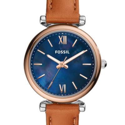 Montre Carlie Mini Cuir Marron ES4701 - Fossil