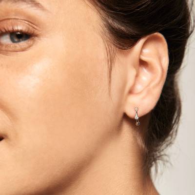 Boucles d'oreilles en argent kaya - AR02-084-U, Diamètre 7 mm - Pdpaola