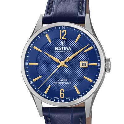 Men's Swiss Made Collection Watch F20007/3 - Festina Swiss Made