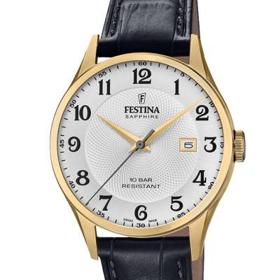 Festina Men's Swiss Made Collection Watch F20010/1 - Festina Swiss Made