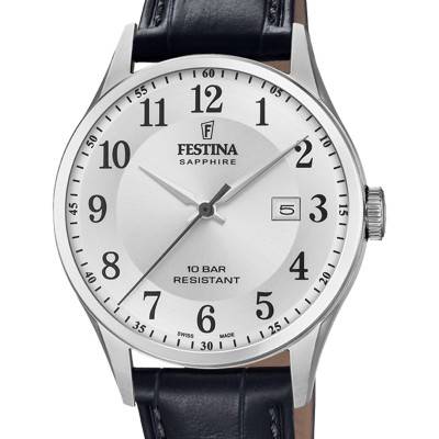 Festina Men's Swiss Made Collection Watch F20007/1 - Festina Swiss Made