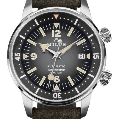 Archimèdes Gravel Black MIH.01.001 Watch - Milus