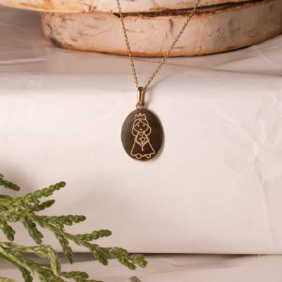 Médaille Ma Princesse Or Jaune - Lucas Lucor