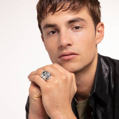 Silver Tiger Ring - TR2294-643-21 - Thomas Sabo