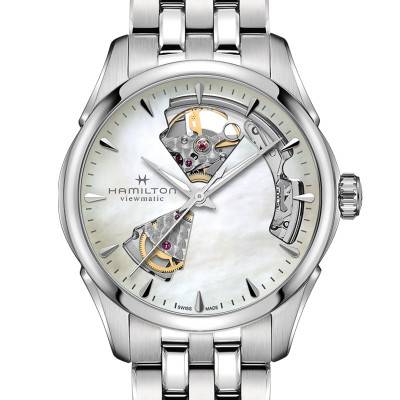 Jazzmaster Open Heart Lady Auto Watch H32215190 - Hamilton