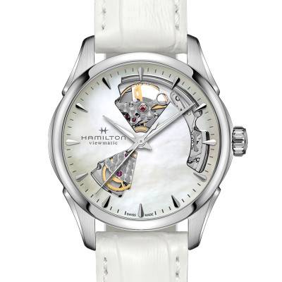 Jazzmaster Open Heart Lady Auto H32215890 Watch - Hamilton