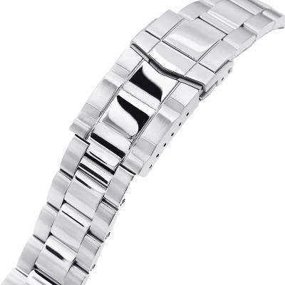 Super-O Boyer SS221805P2S115 316L Stainless Steel Watch Bracelet 22mm - Strapcode