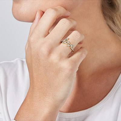 Bague Fossil Sutton Pour Femme - Papillon En Acier Inoxydable Doré Avec Cristaux, Design Délicat Et Brillant
